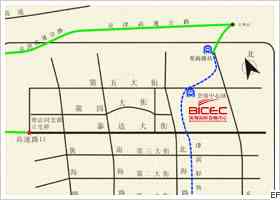 天津?yàn)I海國際會(huì)展中心交通圖